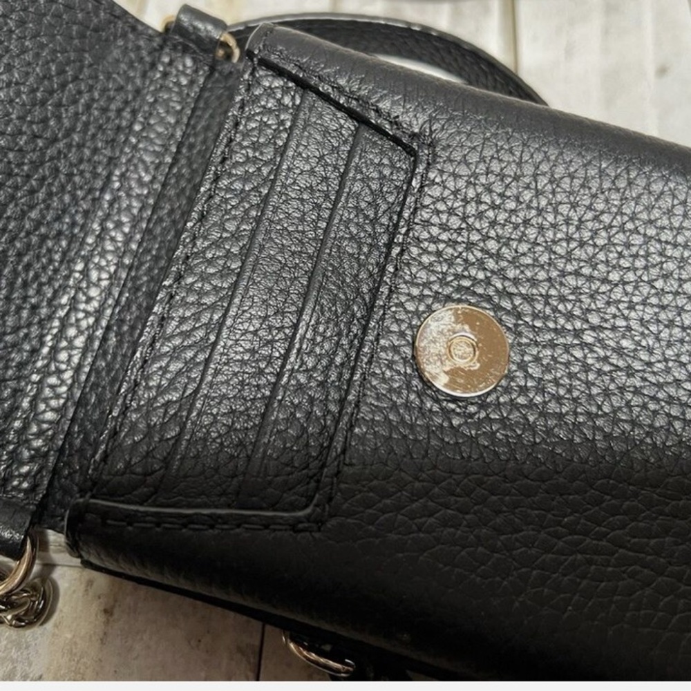 Kate Spade Black Pebbled Crossbody Bag NWT - Picture 4 of 9